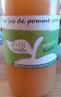 Mängden socker i Pur jus de pomme poire - les écrasés du bocal