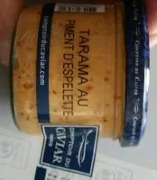 Mängden socker i Tarama au piment d espelette