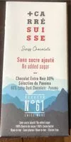 Mängden socker i Chocolat extra noir 80 %