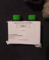 Mängden socker i Sauce Soja Sucrée