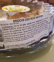 Mängden socker i BRIOCHE DES ROIS NATURE