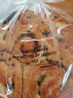 Mängden socker i Brioche Suisse aux Pépites de Chocolat