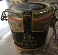 Mängden socker i Foie gras de canard entier