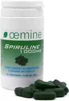 Mängden socker i Oemine Spiruline 1000MG 60 Comprimés