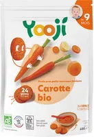 Mängden socker i Purée surgelée de carotte bio avec petits morceaux fondants pour bébé dès 9 mois