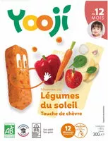 Mängden socker i Bâtonnet légumes du soleil bio surgelé pour bébé