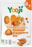 Mängden socker i Purée surgelée de douceur d'automne bio avec petits morceaux fondants pour bébé dès 9 mois