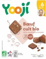 Mängden socker i Hachés de boeuf bio cuit et surgelé pour bébé dès 6 mois