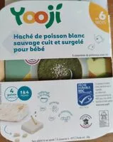 Mängden socker i Haché de poisson blanc sauvage cuit et surgelé pour bébé