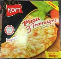 Mängden socker i Pizza 3 fromages cuite au feu de bois