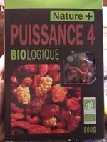 Mängden socker i Puissance 4 biologique