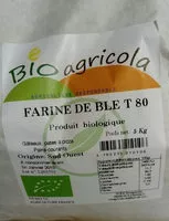 Mängden socker i farine de blé T 80