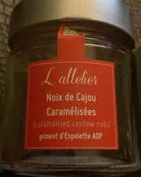 Mängden socker i Noix de Cajou Caramélisées