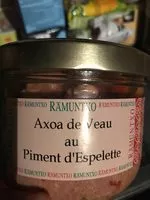 Mängden socker i axoa de veau au piment d’espelette