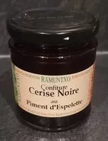 Mängden socker i Confiture cerise noire au piment d'espelette