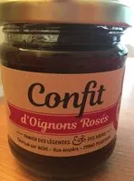 Mängden socker i Confit d'Oignons Rosés