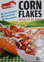 Mängden socker i Corn flakes pétales de maïs
