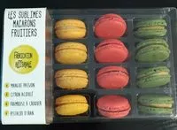 Mängden socker i Macarons Fruitiers