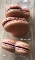 Mängden socker i 6 macarons gourmands framboise