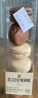 Mängden socker i 6 Délicieux macarons bio