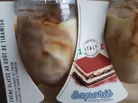 Mängden socker i Crème glacée au goût de tiramisu