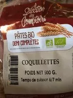 Mängden socker i Pâtes bio demi complètes