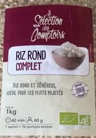 Mängden socker i Riz rond complet