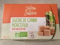 Mängden socker i Sucre de canne morceaux