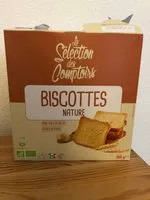 Mängden socker i Biscottes nature