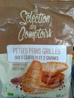 Mängden socker i Petits pains grillés aux 5 céréales et 2 graines