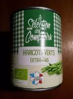 Mängden socker i Haricots verts extra-fins