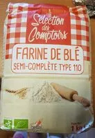 Mängden socker i Farine semi complète