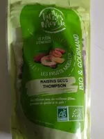 Mängden socker i Raisins secs THOMPSON