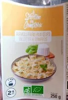 Mängden socker i Ravioli frais aux œufs ricotta et épinards