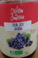 Mängden socker i Pur Jus Raisin