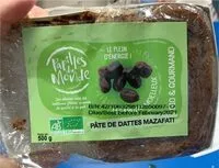 Mängden socker i Pate de dattes mazafati