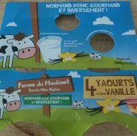 Mängden socker i Yaourt Fermier vanille 4 x 125 g