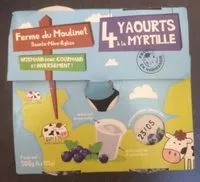 Mängden socker i Yaourt a la myrtille