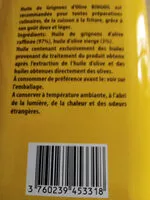 Mängden socker i Huile de grignons d’olive