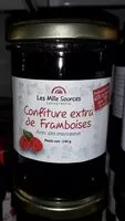 Mängden socker i Confiture extra de framboises avec des morceaux