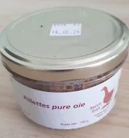 Mängden socker i Rillettes d'oies