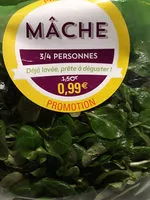 Mängden socker i Mâche