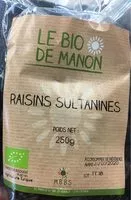 Mängden socker i Raisins sultanines