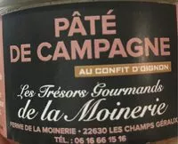 Mängden socker i Pâté de campagne au confit d'oignon