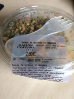 Mängden socker i Salade de lentilles et legumes