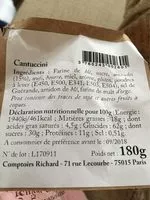 Mängden socker i Cantuccini