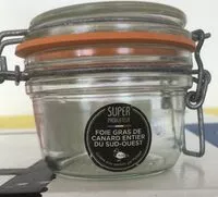 Mängden socker i Foie gras de canard entier du sud- ouest
