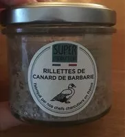 Mängden socker i Rillettes de canard de Barbarie
