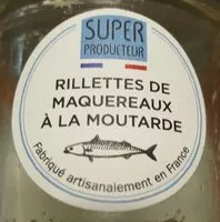 Mängden socker i Rillettes de maquereaux à la moutarde