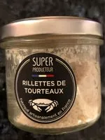 Mängden socker i Rillettes de Tourteaux